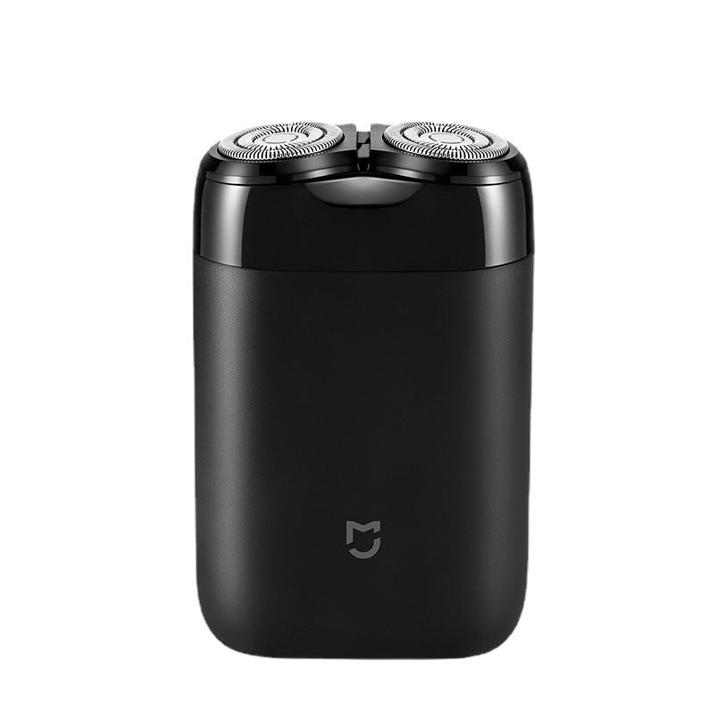 Electric Shaver with Rotating Double Cutter Head