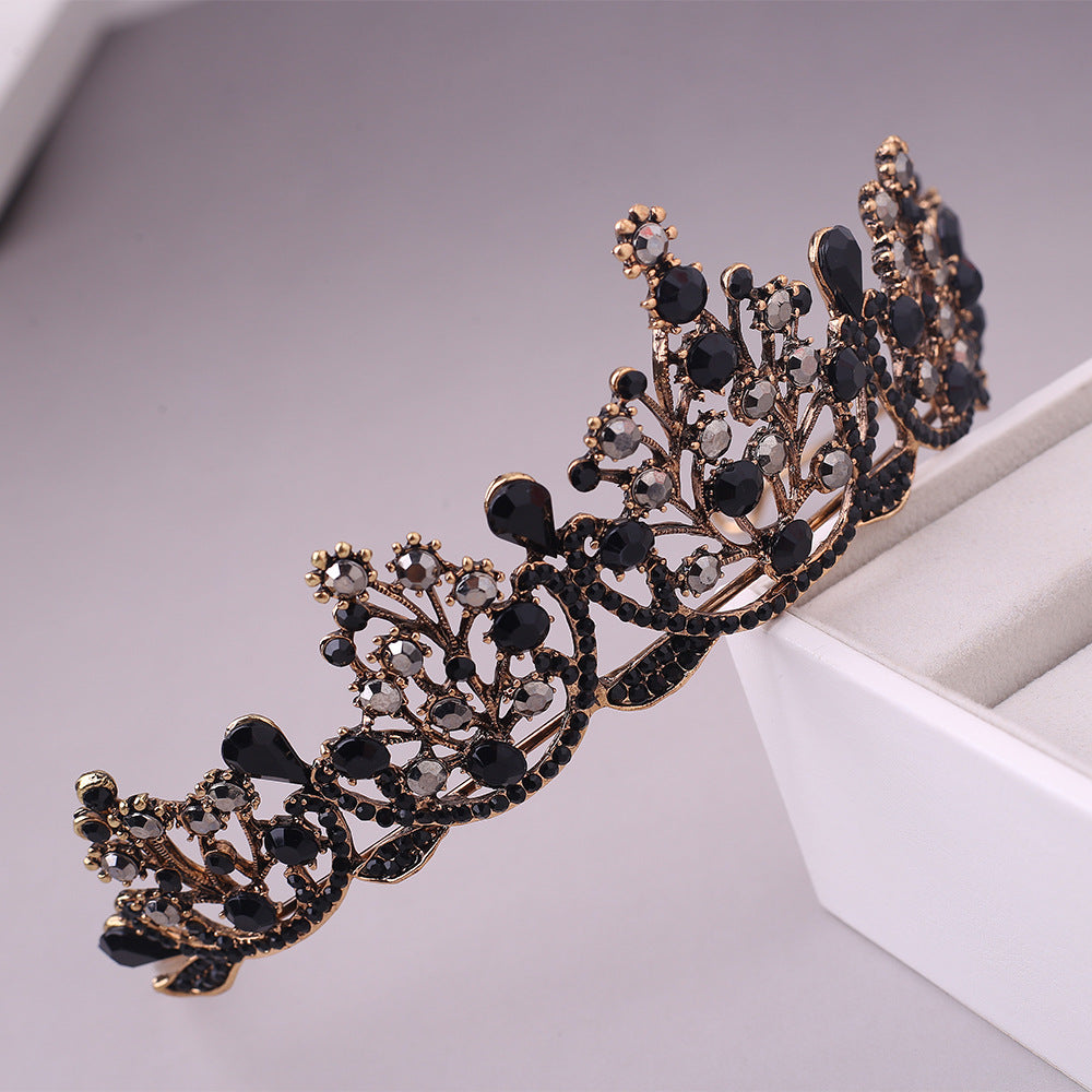 Baroque Rhinestone Bridal Tiara Crown