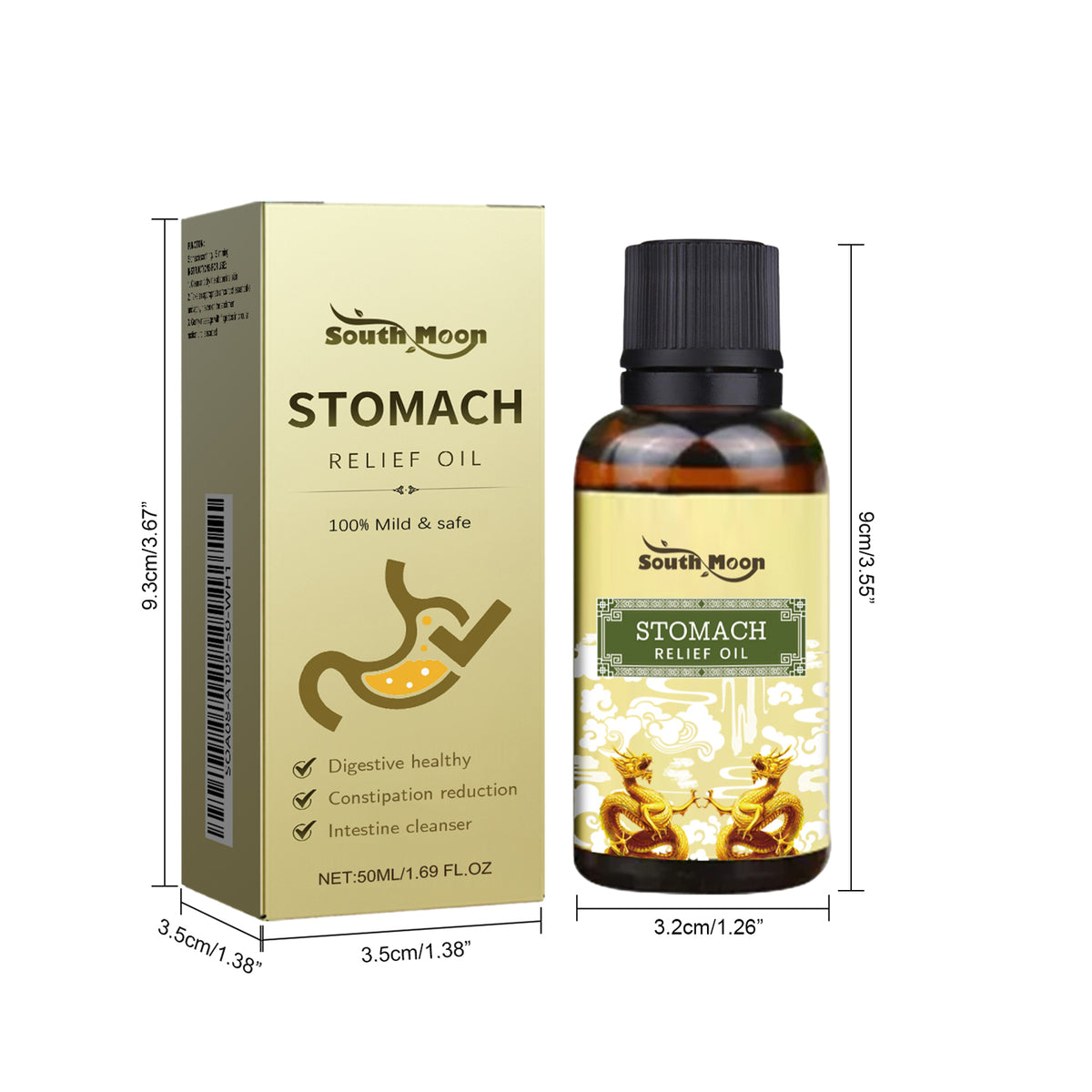 Abdominal Relaxing Massage Oil 50ml