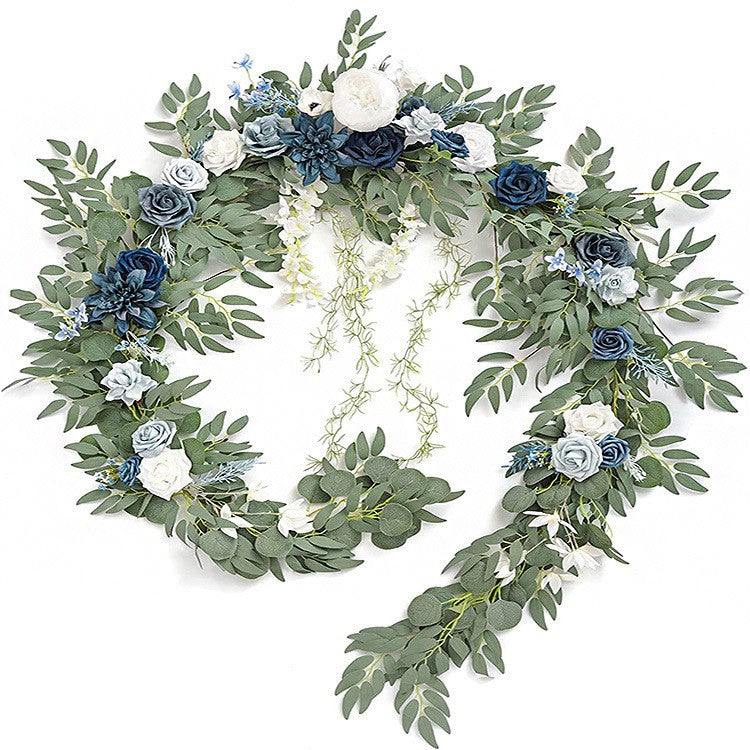 Eucalyptus Willow Leaf Wedding Garland Indoor Outdoor Decor 1.9m Length