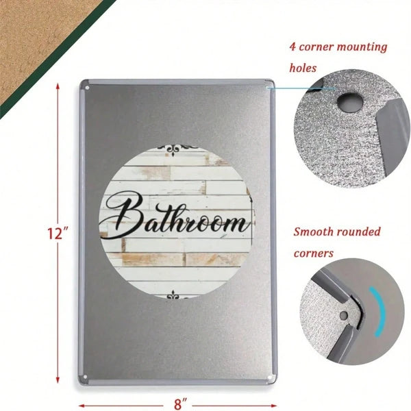 Metal Tin Wall Decoration - 20 cm x 20 cm