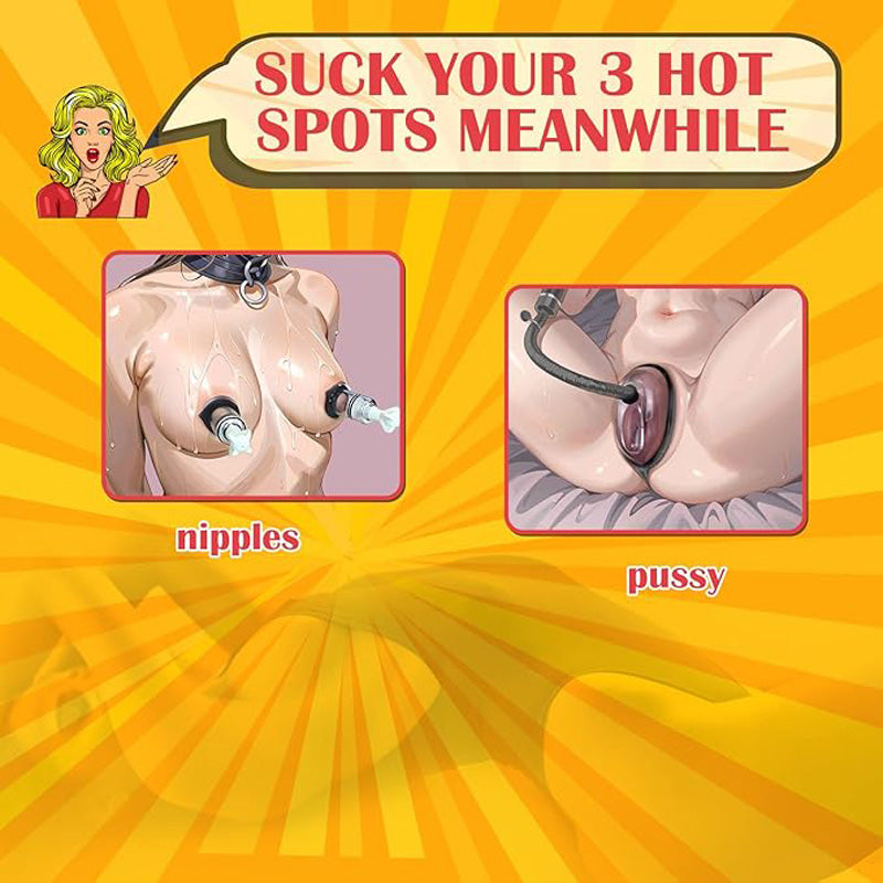 Clitoral and Nipple Pump Set - Adjustable Suction Toys