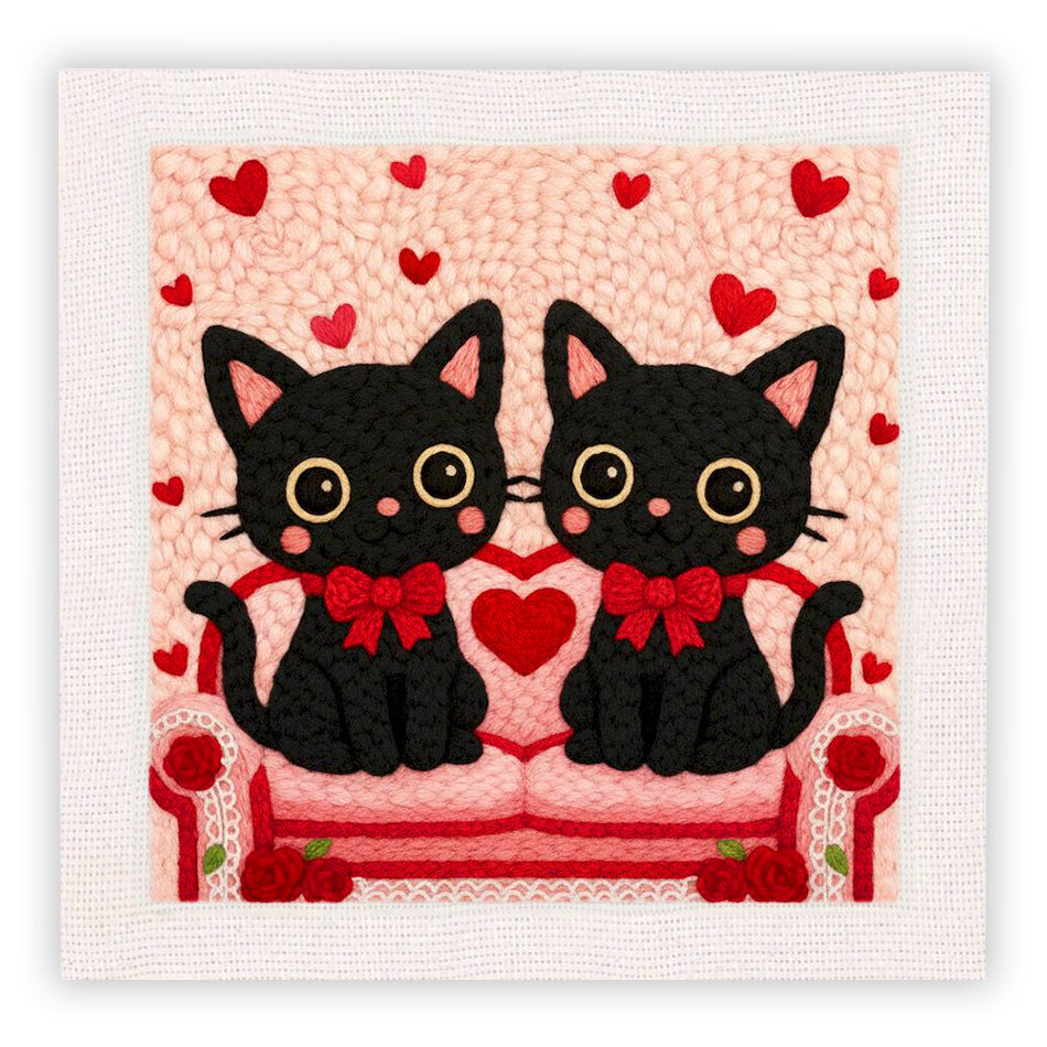 Handmade Embroidery Floral and Animal Wall Art - Creative Gift