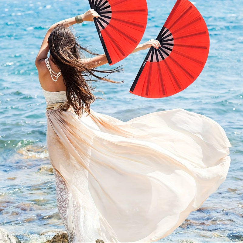 Portable Folding Clacking Fans for Raves and Line Dancing