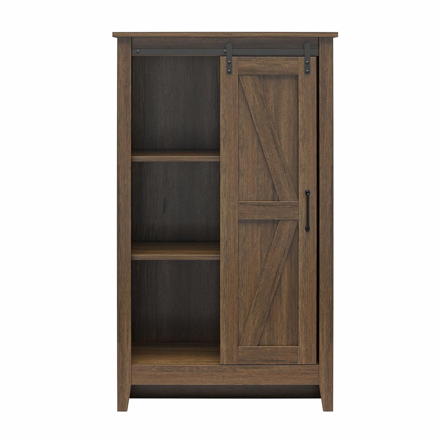 Walnut Alton Farmhouse Gentleman's Chest - Rustic Storage Dresser