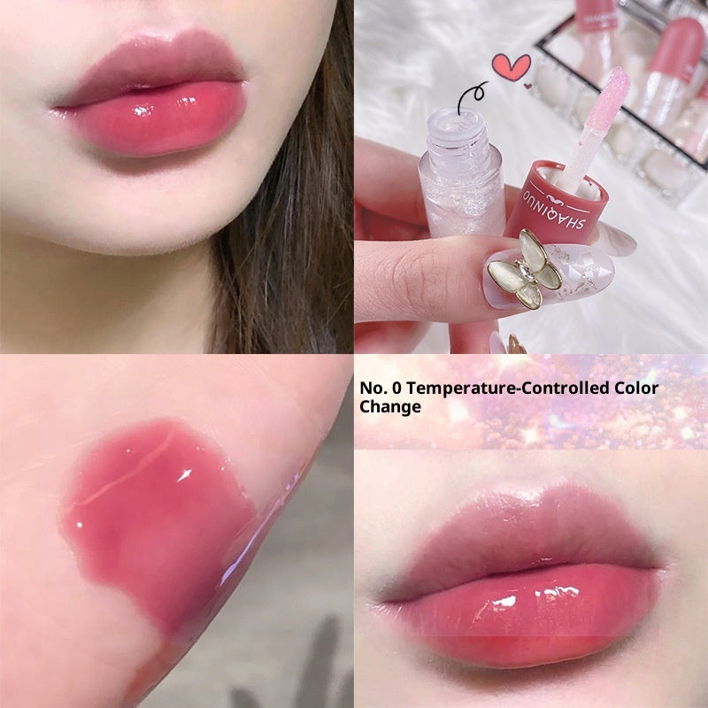 Color Changing Lip Gloss Set - Moisturizing Nourishing Lip Lacquer - 3 Sets 4g