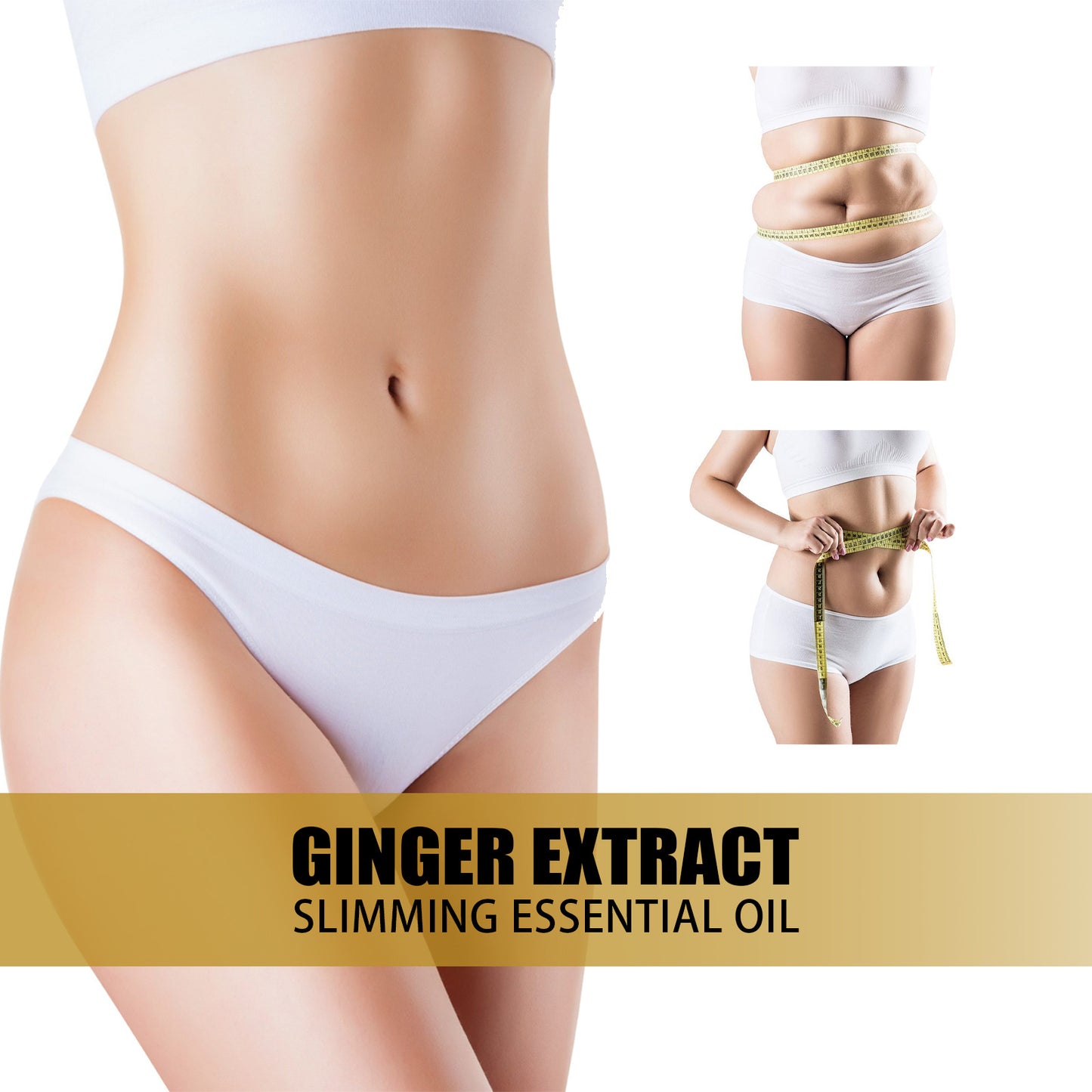 Ginger Body Shaping Essential Oil for Firming & Moisturizing - 10ml, 30ml, 6pcs Variants