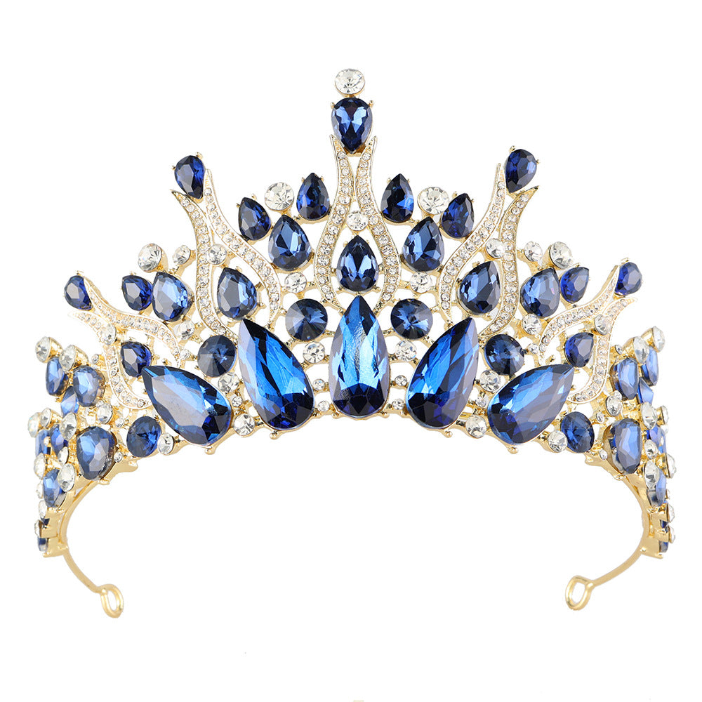Baroque Alloy Crown Bridal Wedding Headpiece