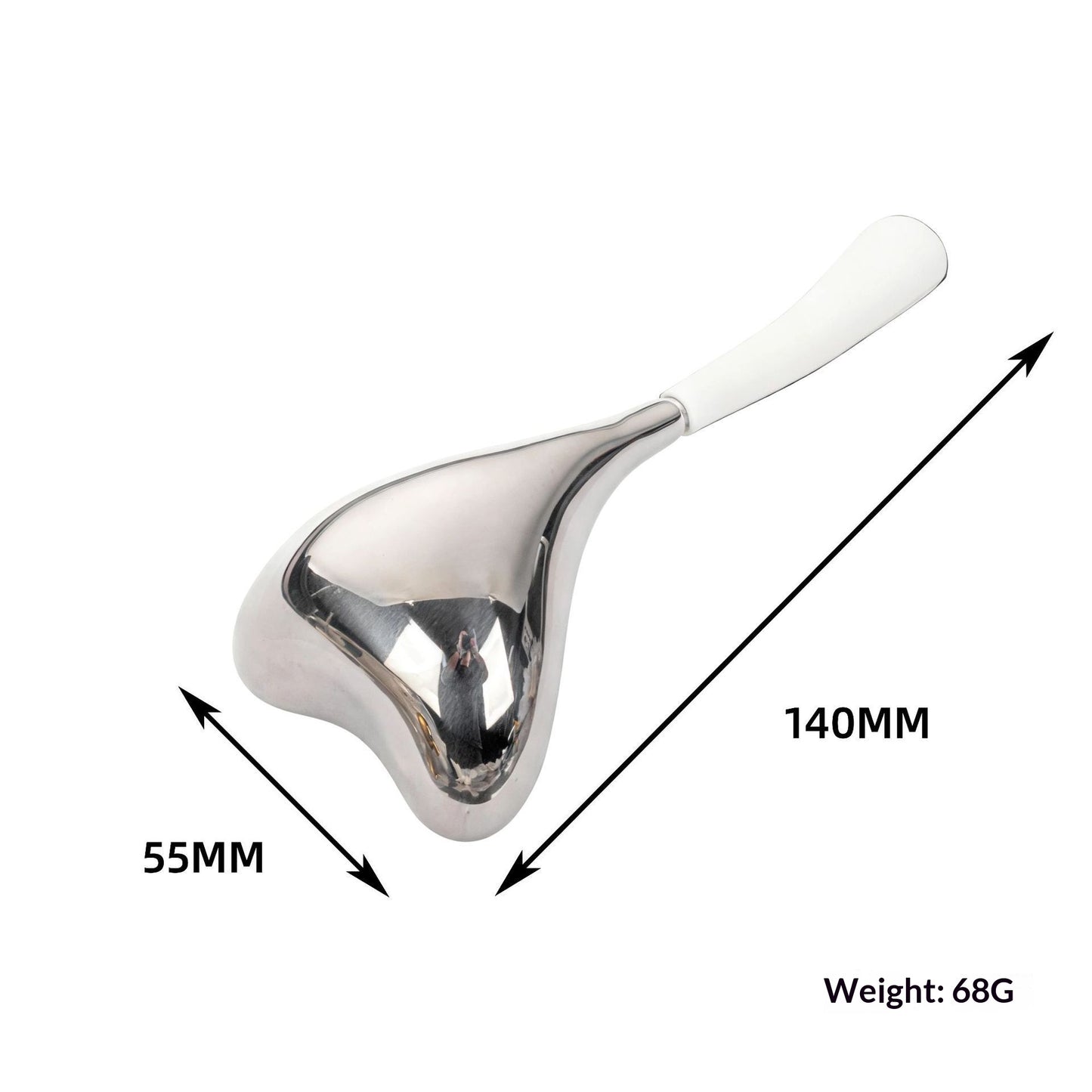 Stainless Steel Facial Ice Ball Massage Spoon - Hot & Cold Beauty Tool
