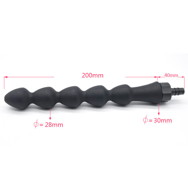 Silicone Women's Sex Toy - Multi-Bead & Straight Wash Variants