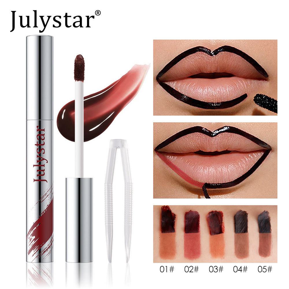Peel-Off Lip Liner Pen - Long-Lasting Matte Lip Tattoo Makeup