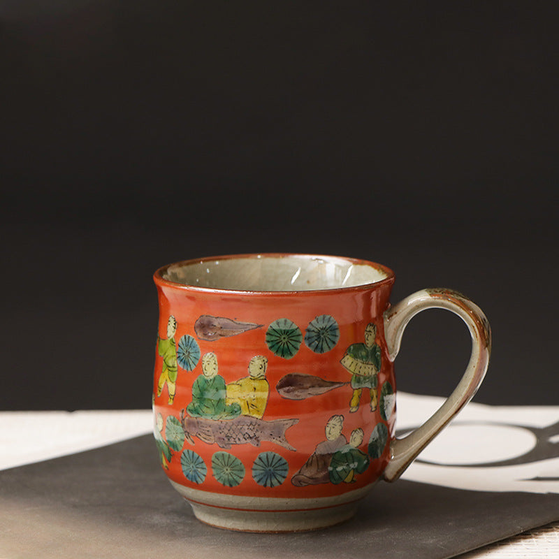 Gold Foil Coffee Mug - Ceramic Water Cup with Multiple Styles