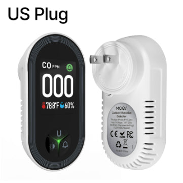 Carbon Monoxide Air Quality Detector with Alarm - Multiple Standards