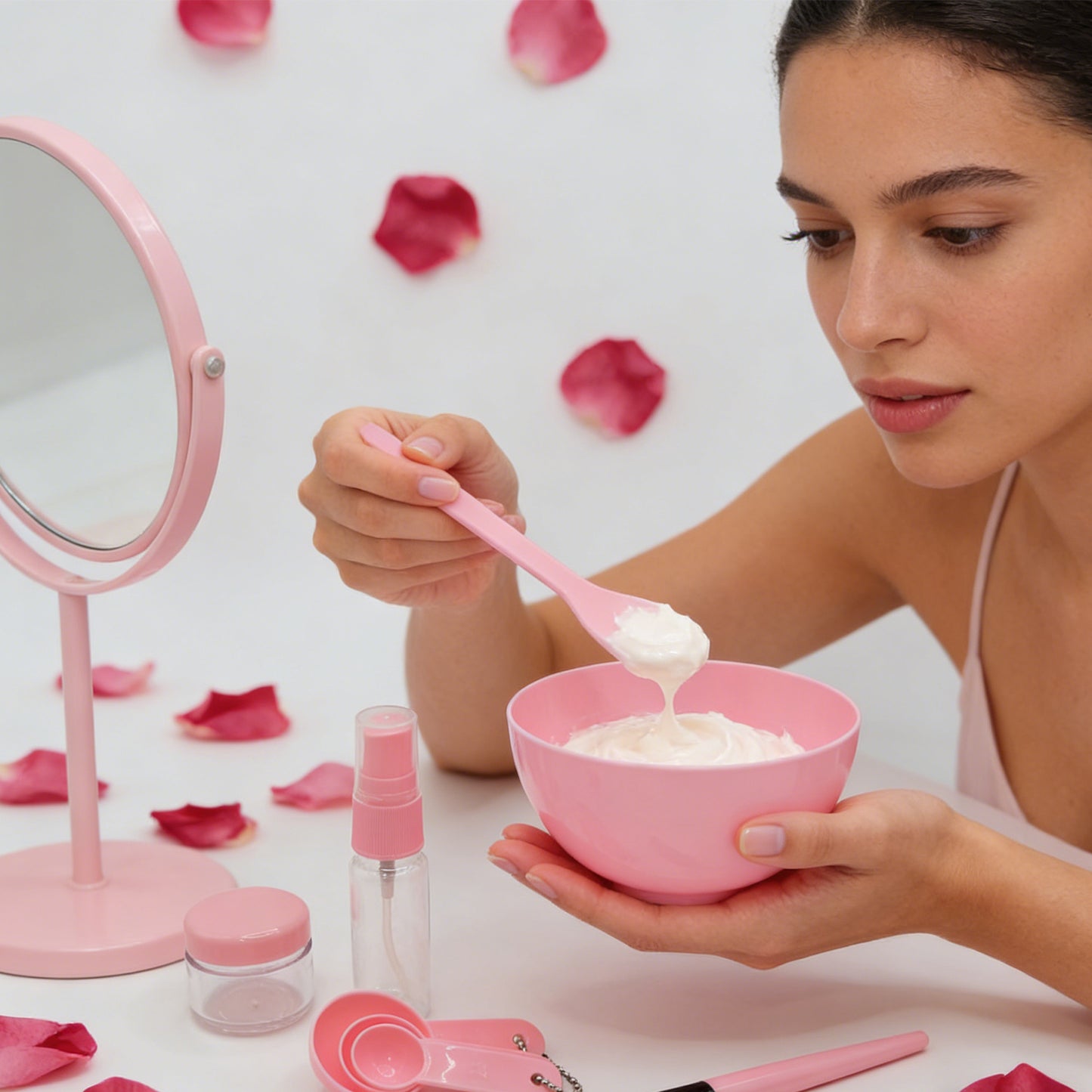 Facial Mask Mixing Bowl for Skincare DIY and Cosmetic Blending