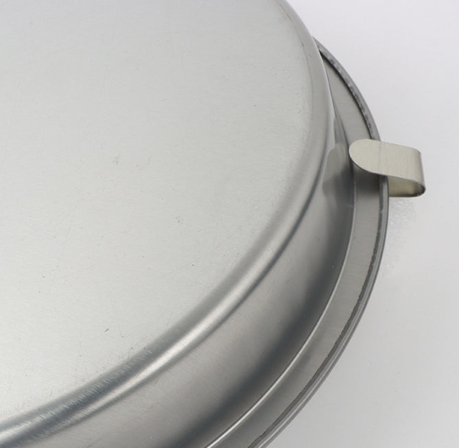 Round Cake Pan Baking Mold - 25x25x3.5cm Non-Stick Tinplate