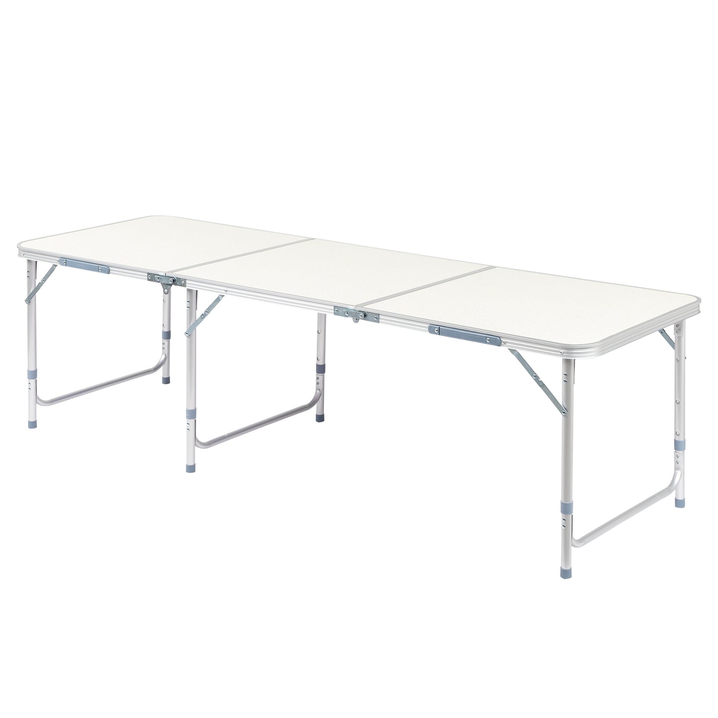6ft Aluminum Alloy Folding Table - Portable for Camping & Parties