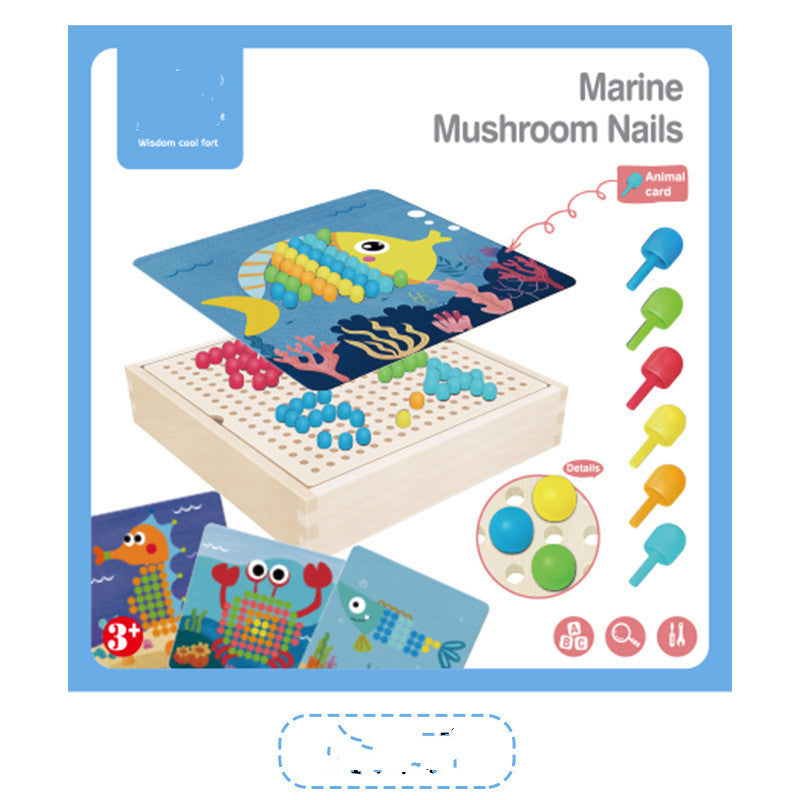Wooden Creative Puzzle and Board Game Set for Kids