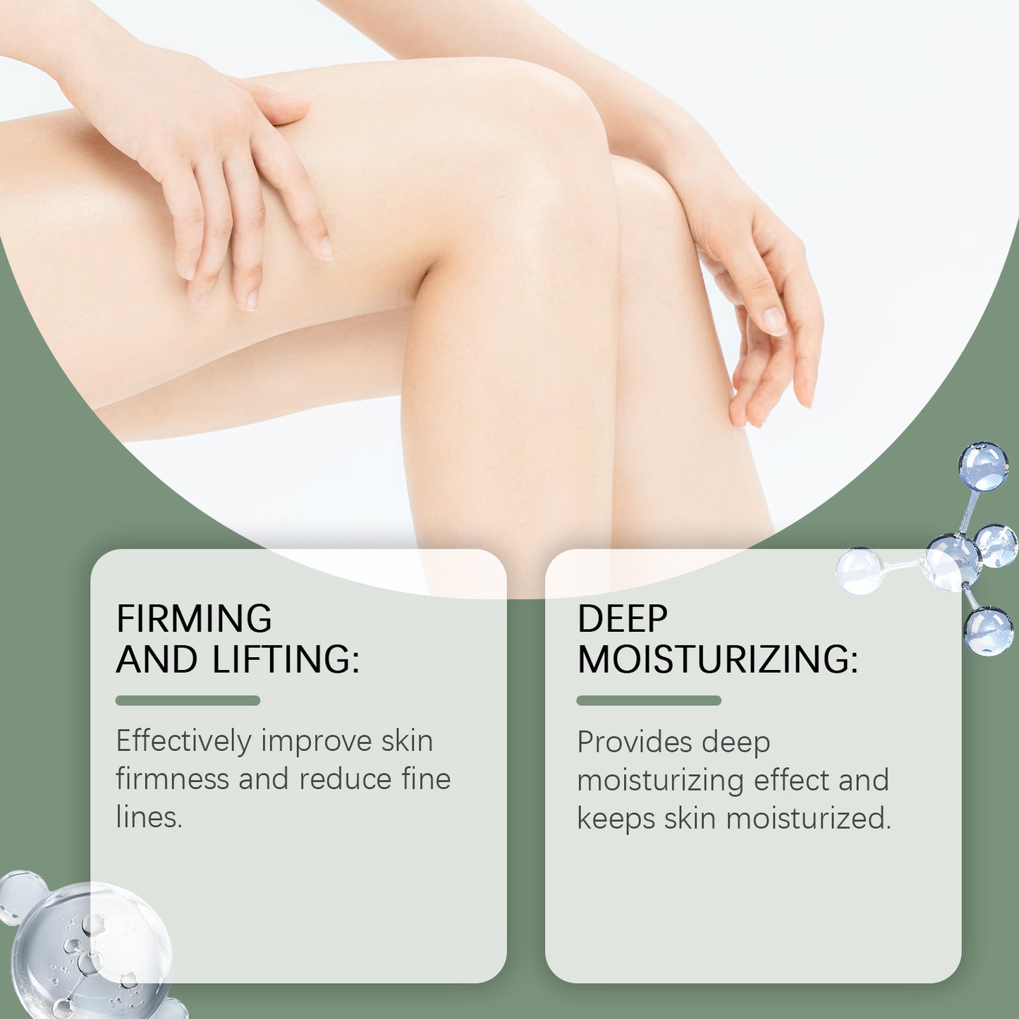 Moisturizing Firming Anti-Wrinkle Facial Cream with Hyaluronic Acid & Collagen