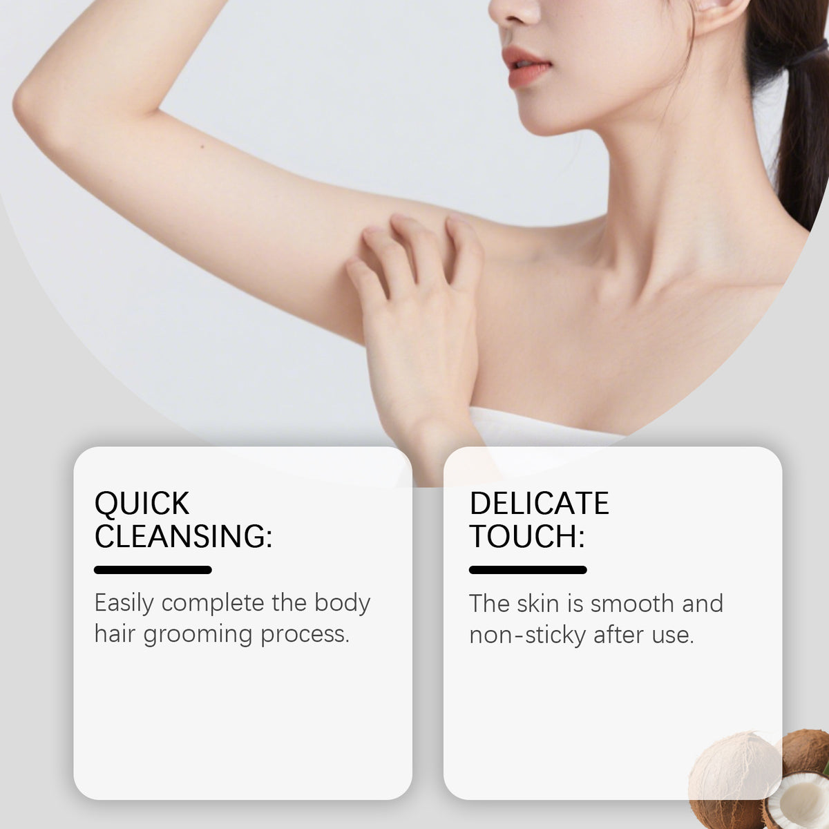 Hair Removal Spray 50ml - Gentle Skin Care for Face & Body