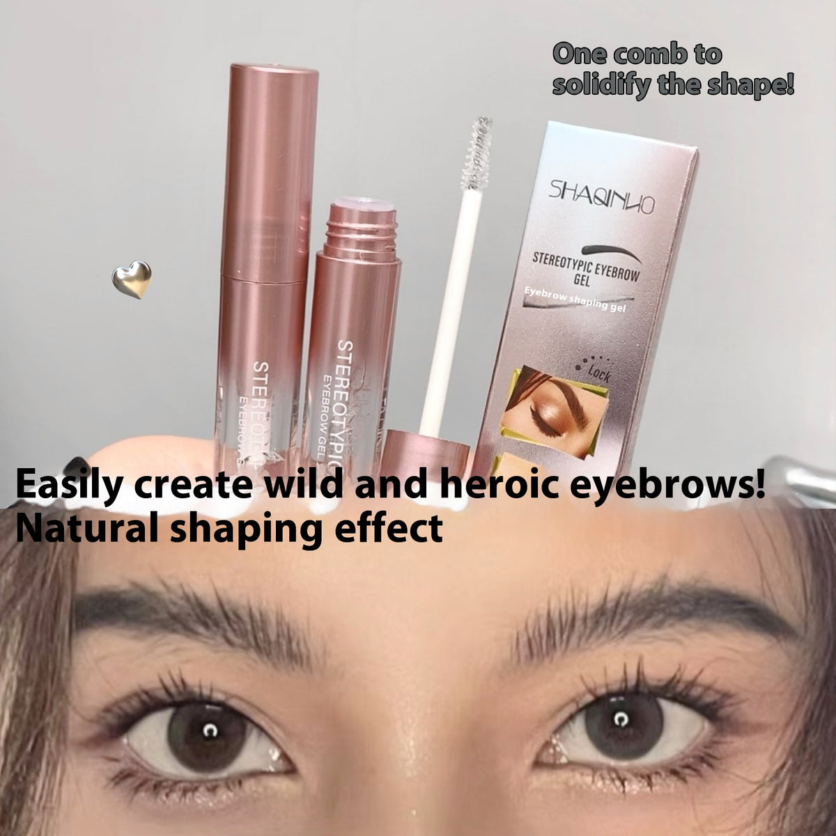 Eyebrow Shaping Gel - Clear 3D Eyebrow Makeup & Styling Liquid