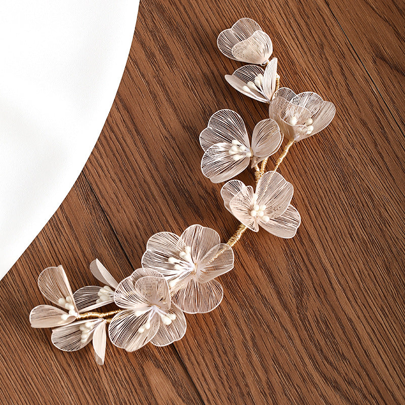 Retro Lace Flower Headdress - Handmade Hair Band