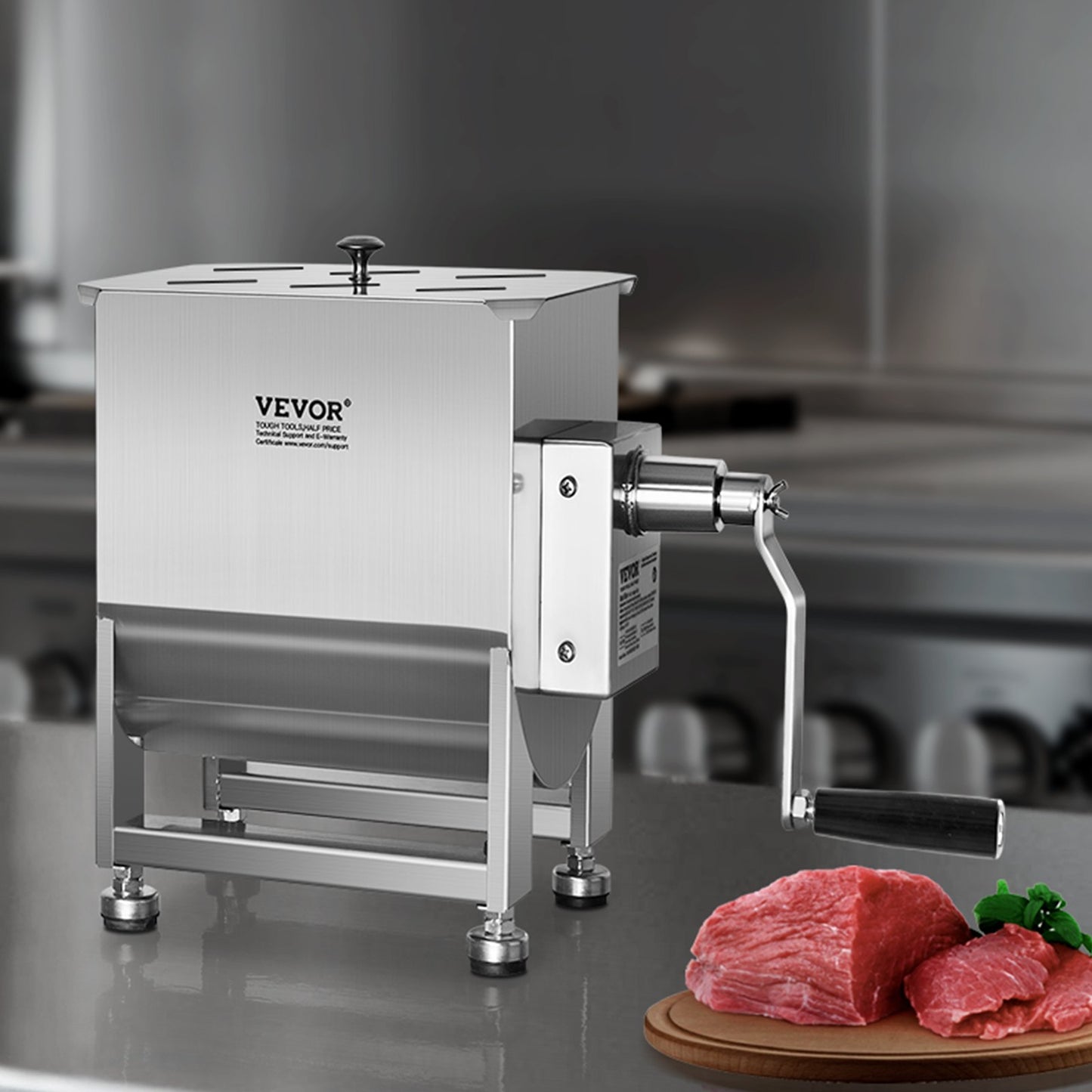 Manual Meat Mixer - 15LB Capacity Sausage Mixing Machine