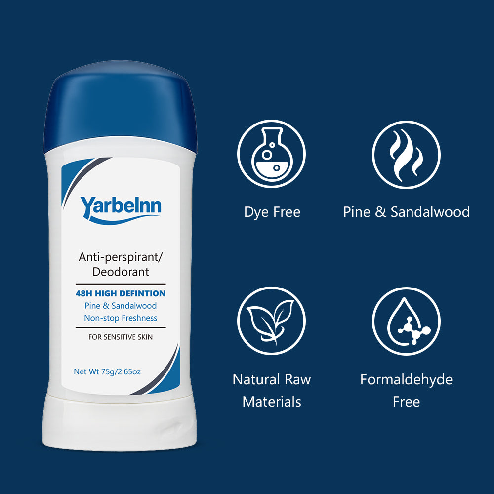 Solid Antiperspirant Stick - All-Day Dry Underarm Deodorant Balm