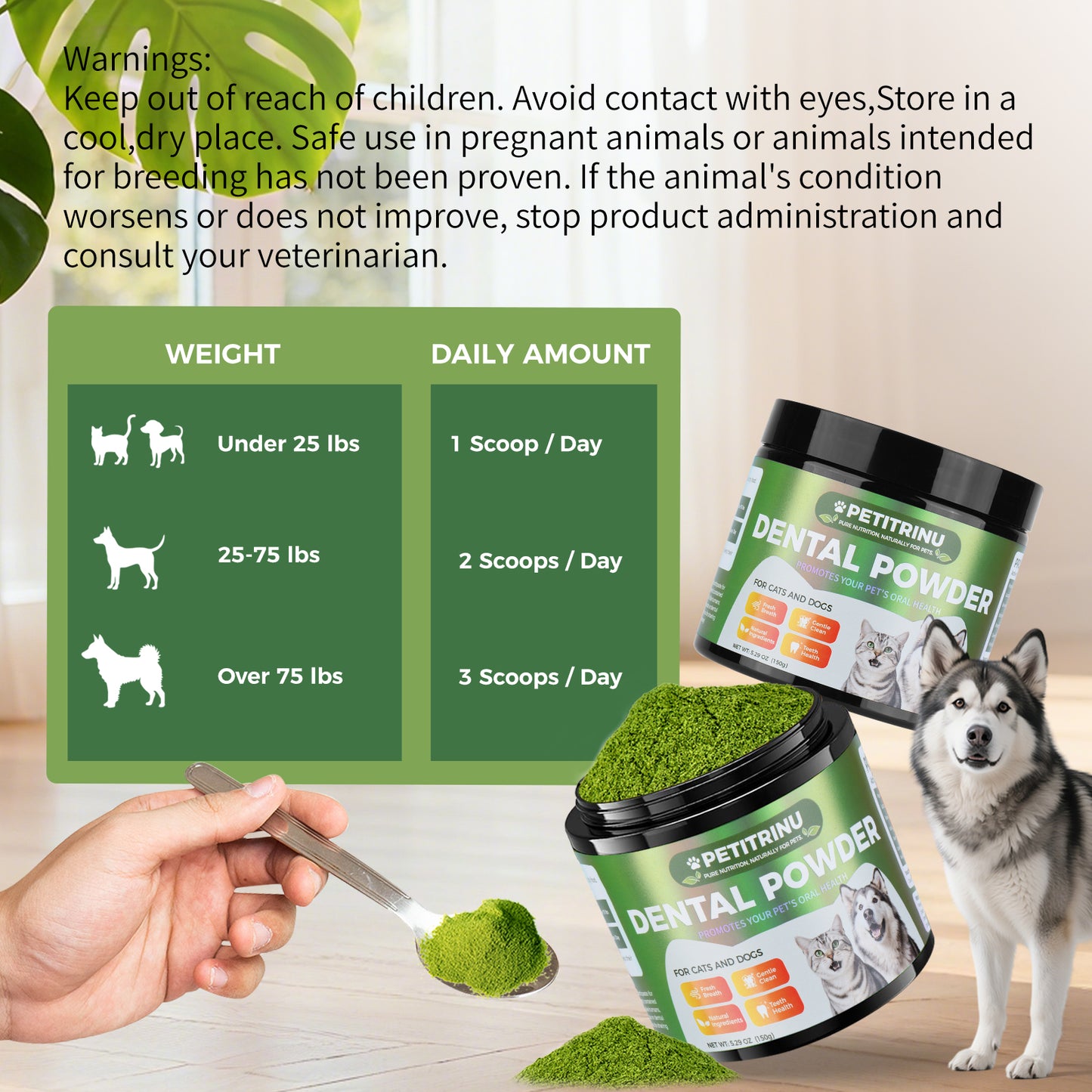Pet Toothpaste for Cats and Dogs - Oral Care, Fresh Breath, Easy to Use