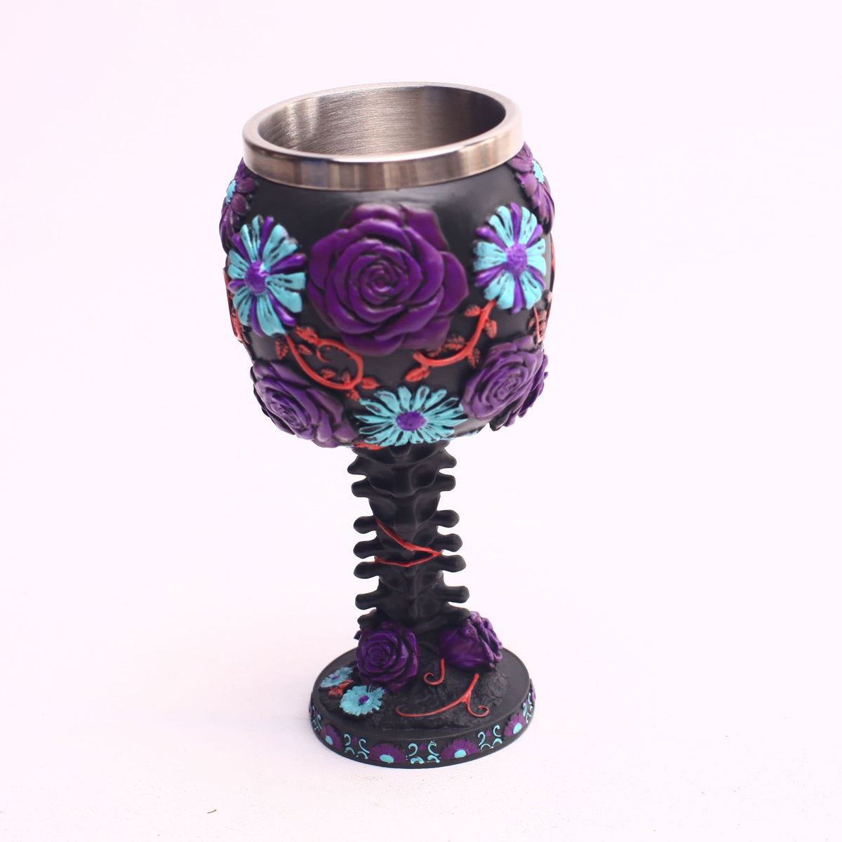 Resin Skull Goblet - Gothic Ghost Head Drinkware for Home & Bar