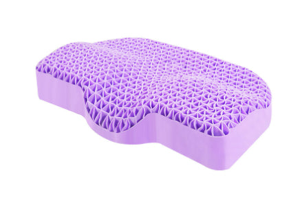 Pressureless TPE Pillow for Comfort and Support - Purple, Multiple Sizes