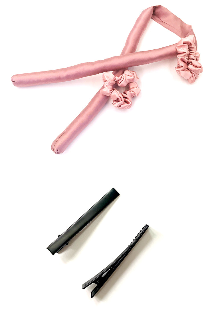 Lightweight Rubber Curling Iron for Curly Hair - Non-Injury Hair Styling Tool