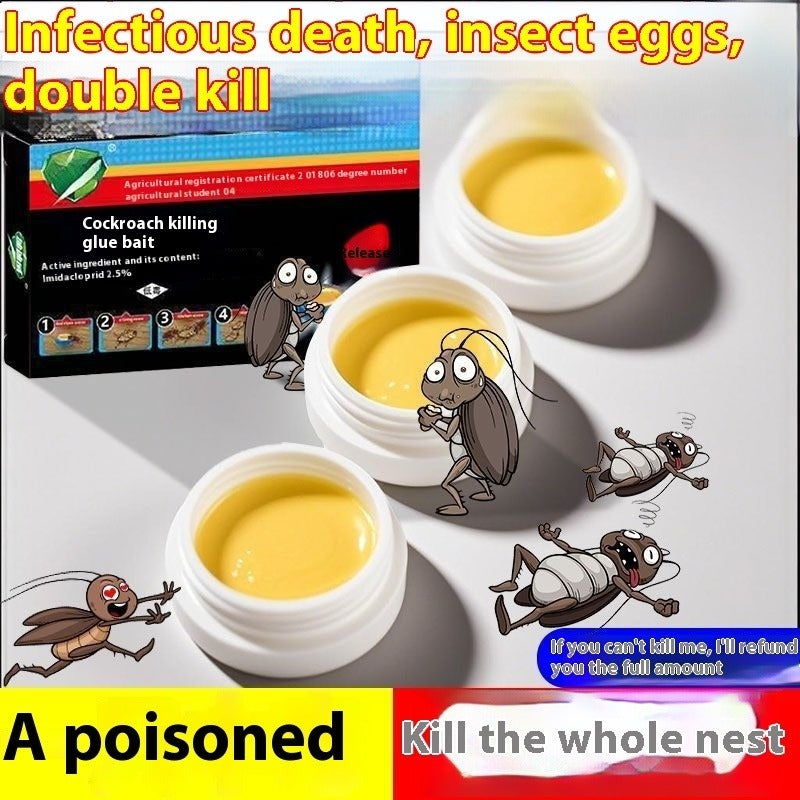 Non-Toxic Roach Killer Sticky Traps - Powerful Nest Control, Multiple Quantities
