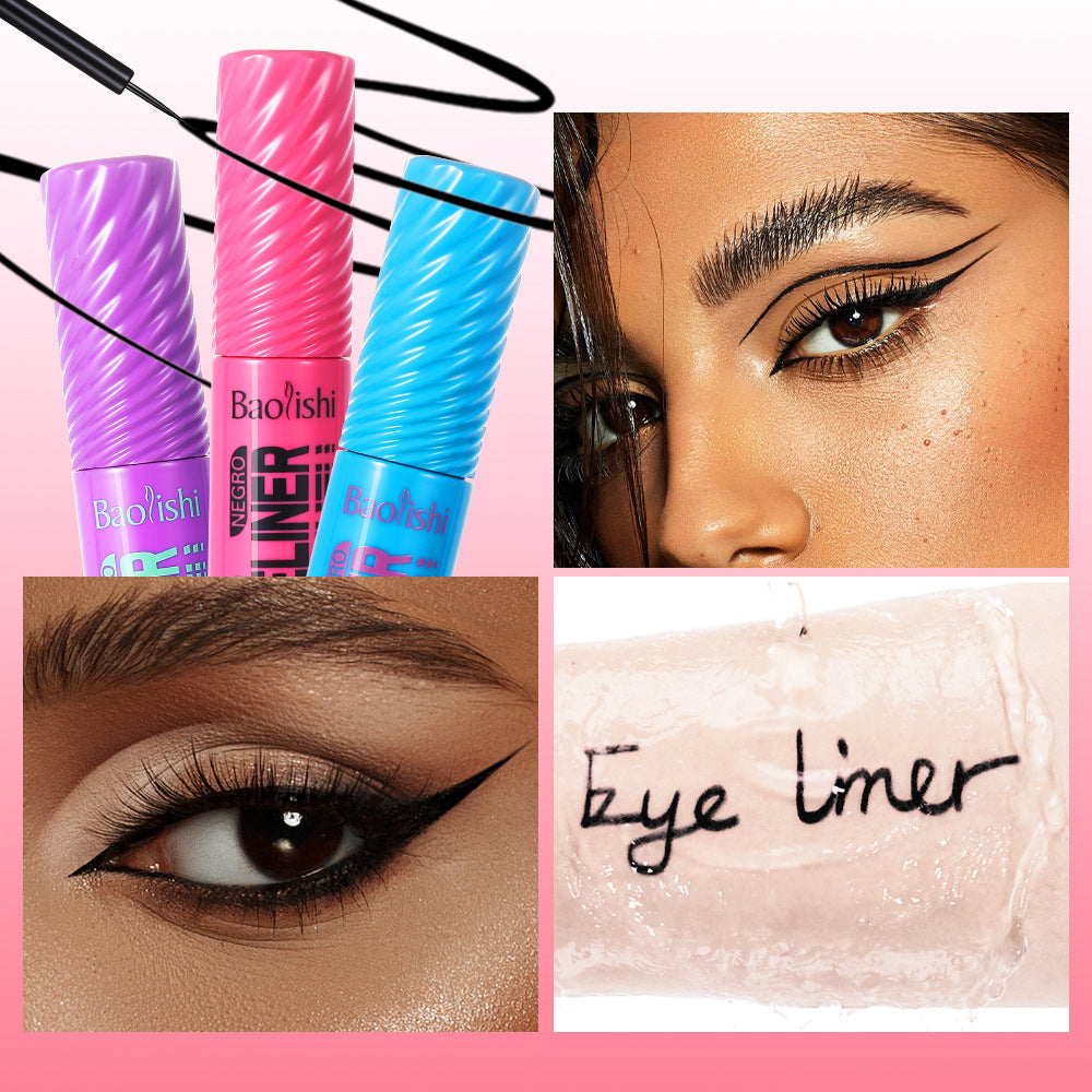 Waterproof Liquid Eyeliner Makeup Set with 3 Colors - Long-lasting, Dense Pigment