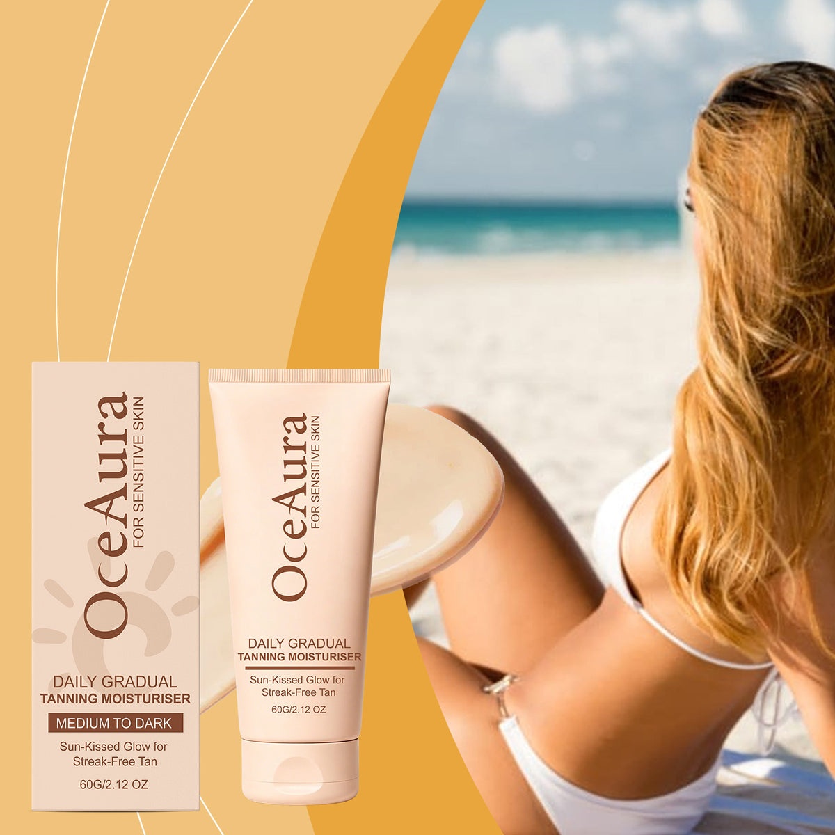 Plant Extract Self-Tanning Lotion Dark – 60g