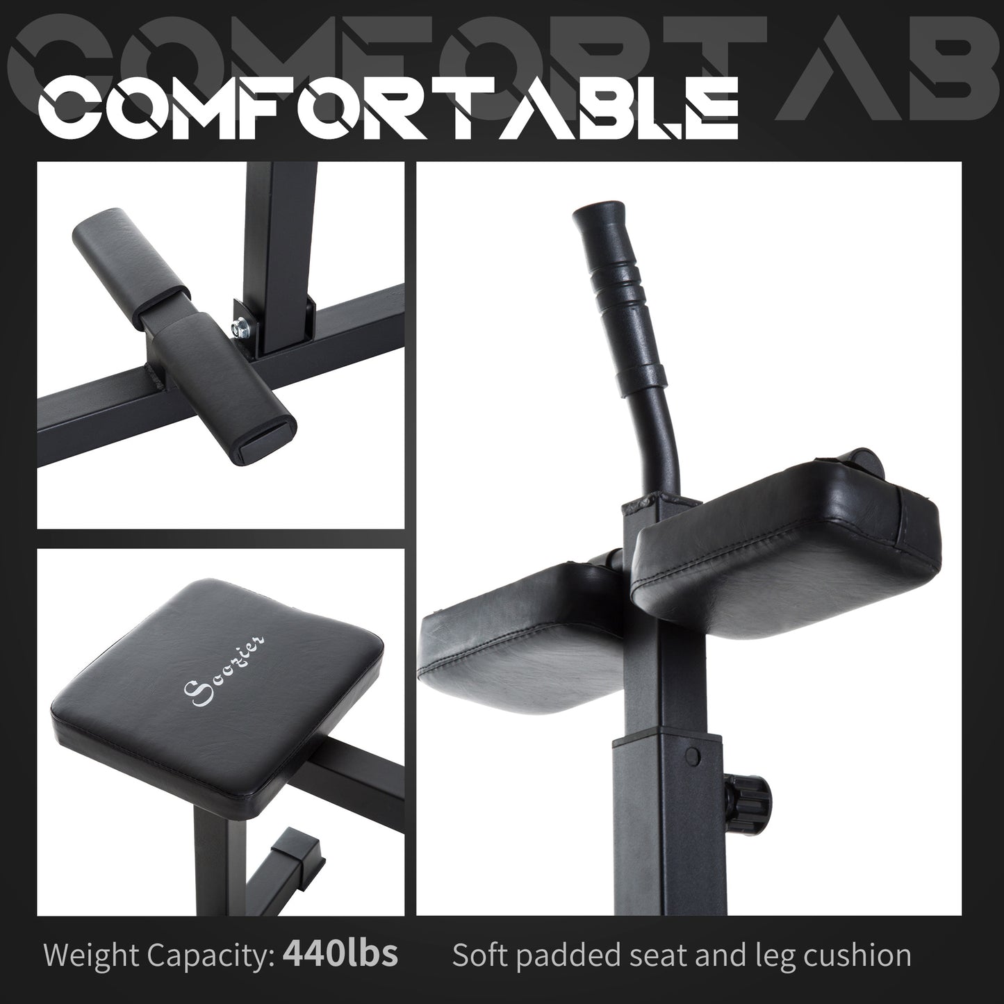 Adjustable Steel Seated Calf Raise Machine for Strength Training