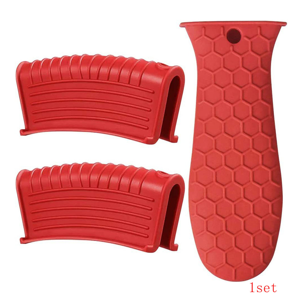 Silicone Hot Handle Holders - Heat Resistant Potholder Set