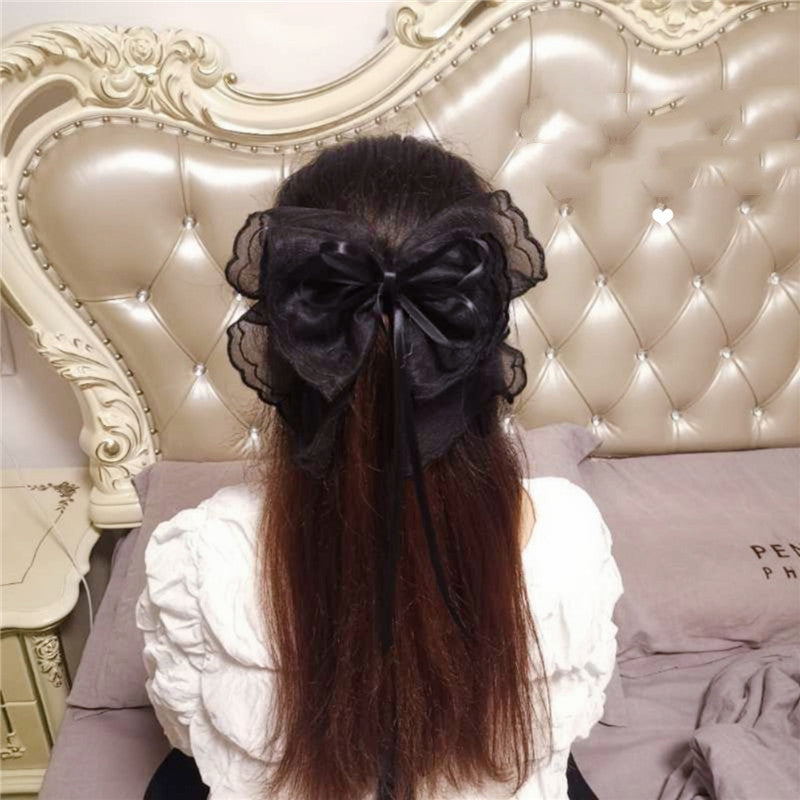 Sweet Bow Hair Clip Ponytail Hairpin - Multiple Styles