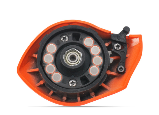 Water Drop Wheel Fishing Reel - High-Speed Gear, Bright Orange, Left/Right Hand