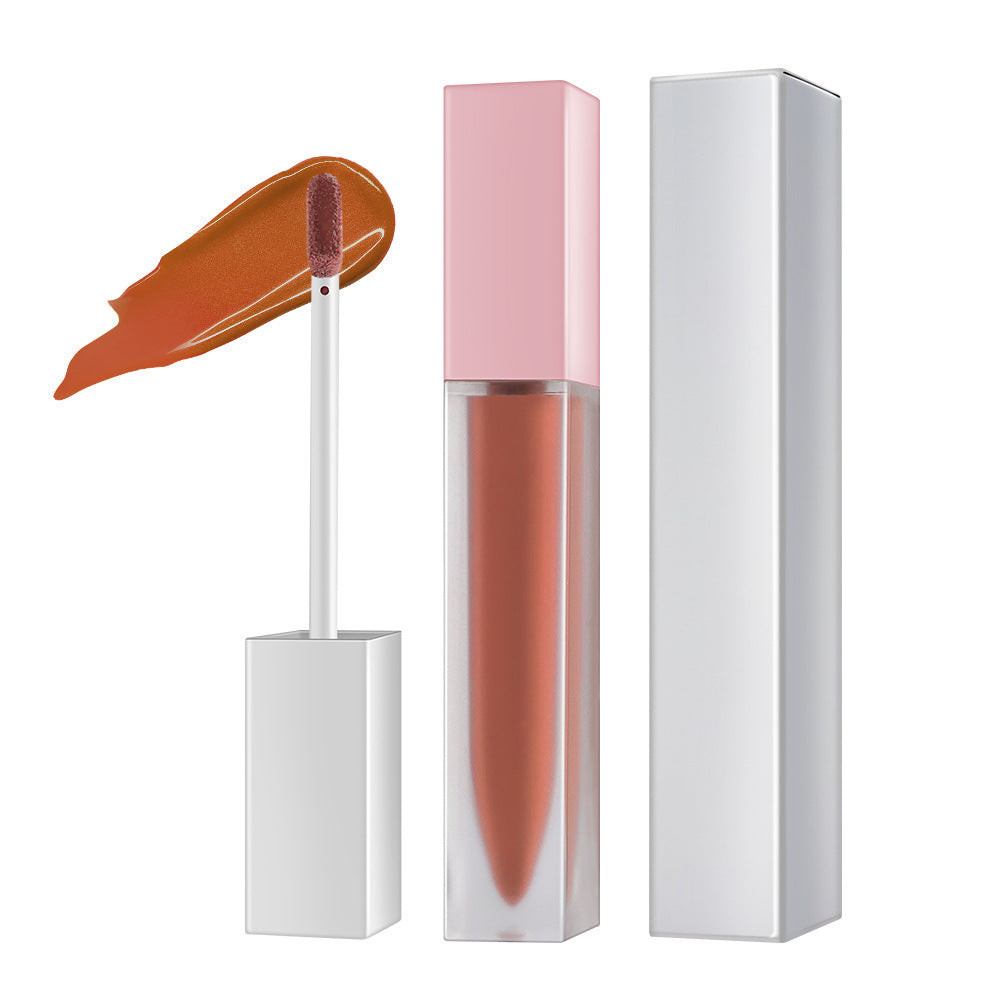 Matte & Glossy Lipstick Set with Frosted Square Tube - Multiple Colors