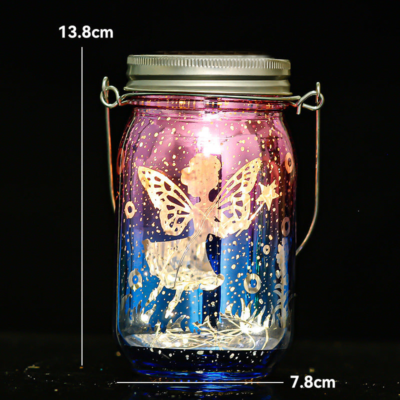 Outdoor Waterproof Night Lamp for Garden Patio Yard - Round 13.8x7.8cm