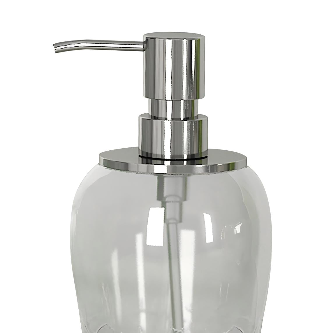 Glass Liquid Soap Dispenser Pump Bottle Bathroom Vanity & Kitchen