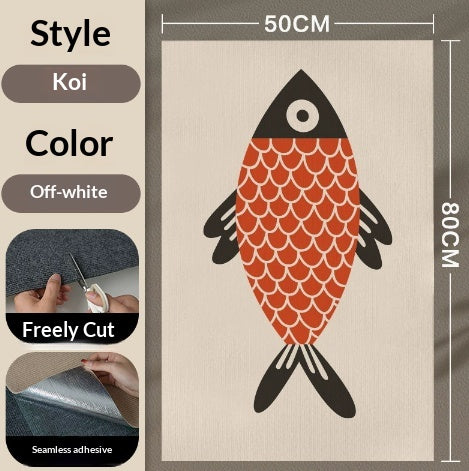 Multi-Functional Wall-Mounted Cat Climbing Scratching Post - 50x80cm