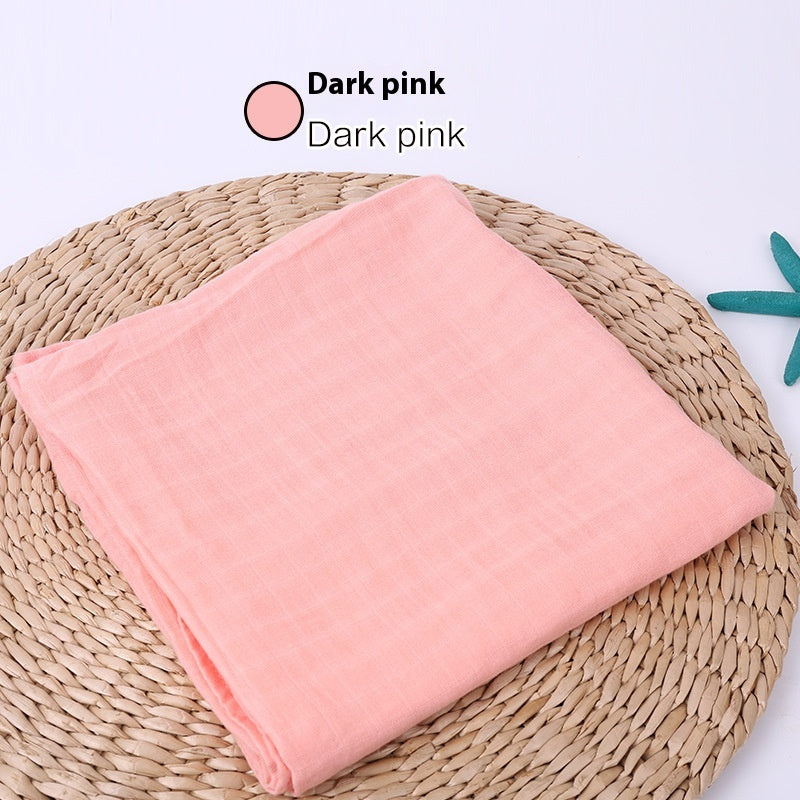 Infant Double-Layer Gauze Blanket - Soft Breathable Baby Bedding 120x120cm
