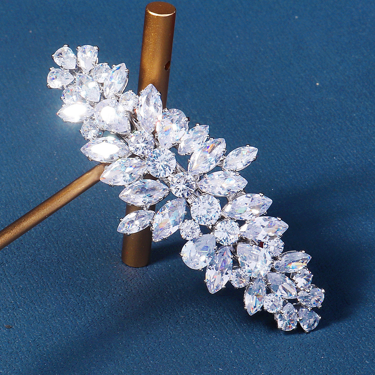Women's Zircon Spring Hair Clip