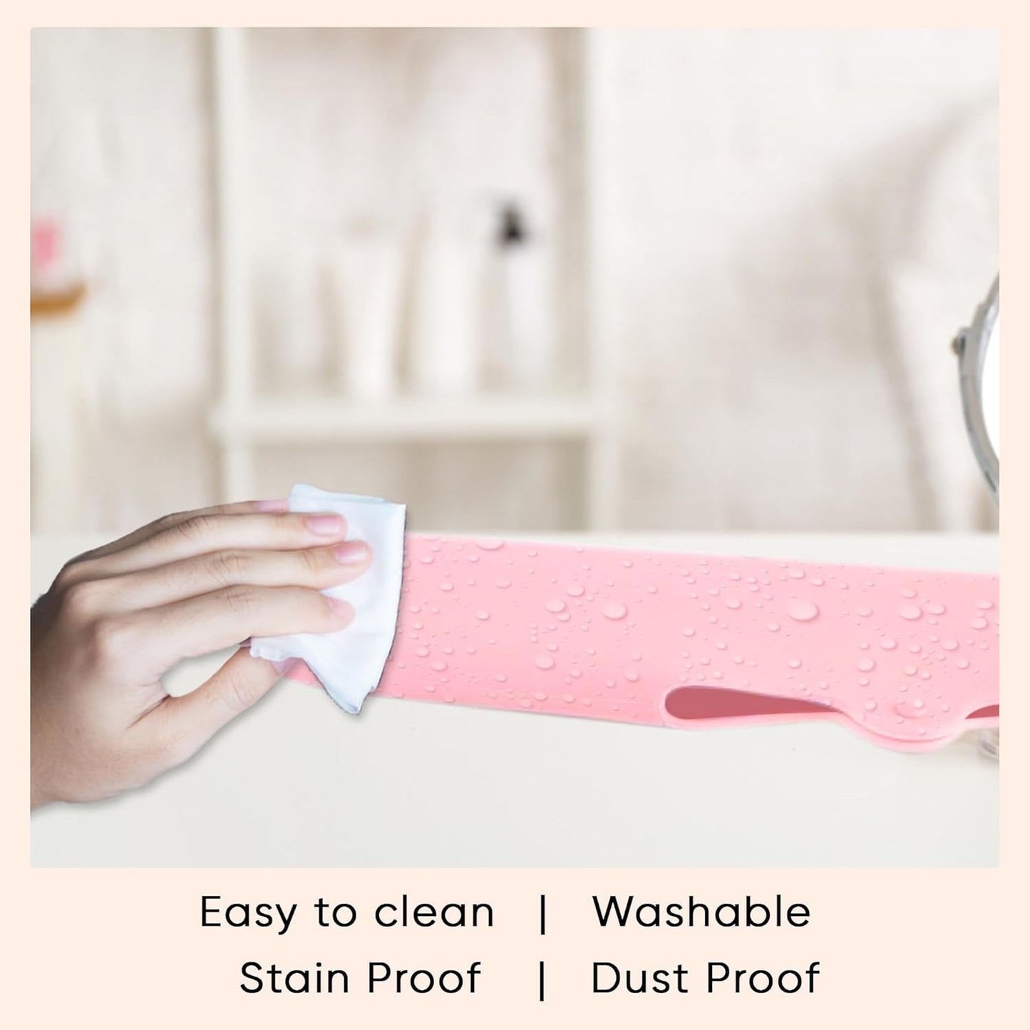 Travel Makeup Brush Holder, Beauty Blender Holder ,Silicone Make Up