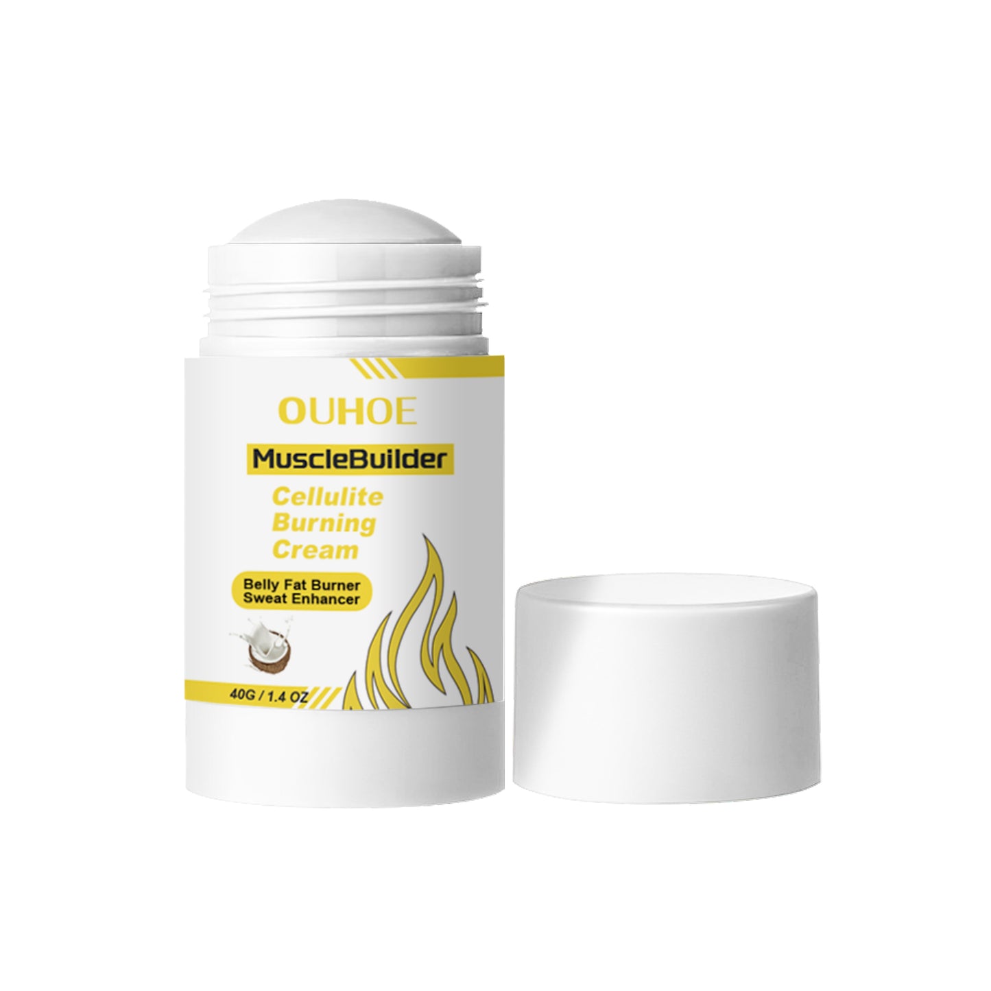 Firming Body Sweat Cream - Natural Fat Burning Massage Gel for Exercise