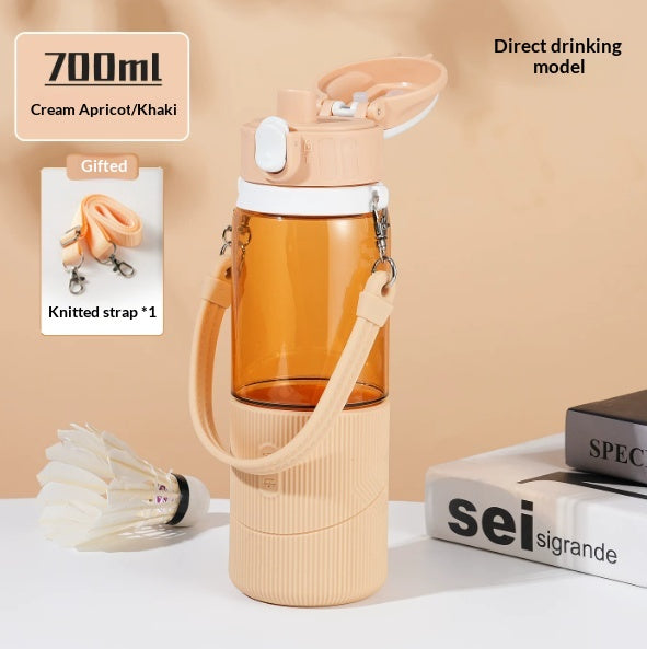 High Temperature Resistant Tritan Sports Water Bottle with Spout, 500ml & 700ml