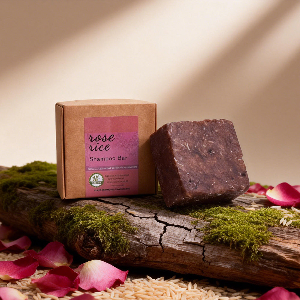 Rose Rice Shampoo Bar – 90g