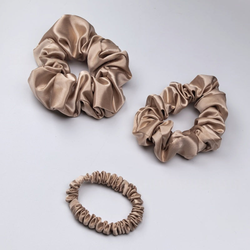 22mm Silk Hair Tie, Elastic Ponytail Holder