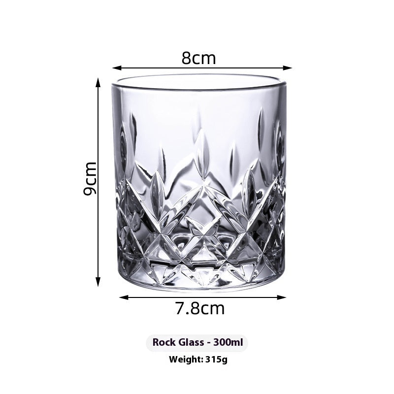 Tipsy Atmosphere Whiskey Shot Glass - High-End Clear Glass Drinkware